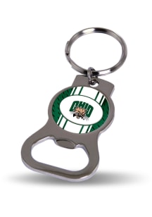 Ohio Bobcats Bottle Opener Keychain - Green