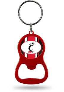 Cincinnati Bearcats Colored Bottle Opener Keychain - Green
