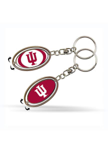 Indiana Hoosiers Spinner Keychain - Crimson