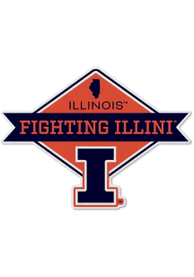 Illinois Fighting Illini Diamond Pennant - Orange