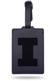 Illinois Fighting Illini Orange Laser Engraved Luggage Tag