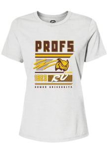 Summit Sportswear Rowan University Womens Silver RETRO Short Sleeve T-Shirt