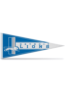 Detroit Lions 12x30 Retro Pennant - Light Blue