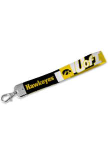 Iowa Hawkeyes Keychain Lanyard - Black