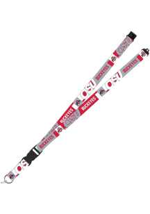 Ohio State Buckeyes Flash Lanyard - Red