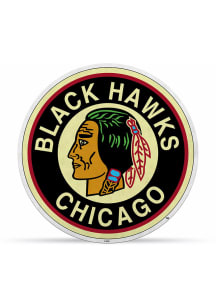 Chicago Blackhawks Retro Shape Cut Pennant - Black