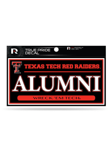 Texas Tech Red Raiders True Pride Alumni Auto Decal - Red