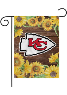 Kansas City Chiefs Sunflower Garden Flag - Red