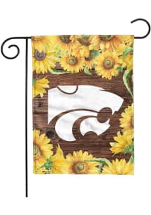 K-State Wildcats Sunflower Garden Flag - Purple
