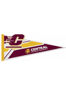 Central Michigan Chippewas Logo Pennant - Maroon