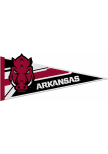 Arkansas Razorbacks Logo Pennant - Cardinal