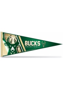 Milwaukee Bucks Bright Light 12x30 Pennant - Green
