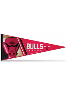 Chicago Bulls Bright Light 12x30 Pennant - Red