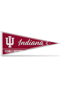 Indiana Hoosiers Line Est. 12x30 Pennant - White