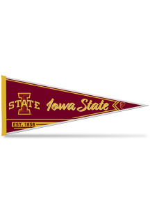 Iowa State Cyclones Line Est. 12x30 Pennant - Cardinal