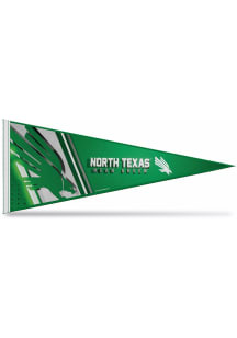 North Texas Mean Green Bright Light 12x30 Pennant - Green
