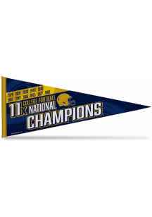 Notre Dame Fighting Irish Champs 12x30 Pennant - Blue