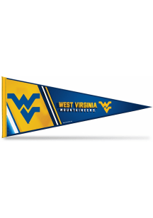 West Virginia Mountaineers Bright Light 12x30 Pennant - Gold