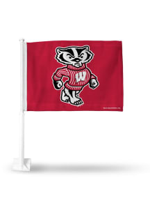 Wisconsin Badgers 16x19 Car Flag Car Flag - Red