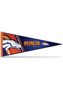 Denver Broncos Bright Light 12x30 Pennant - Navy Blue