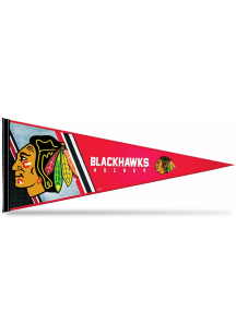 Chicago Blackhawks Bright Light 12x30 Pennant - Black