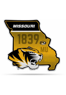 Missouri Tigers State Shape Pennant - Gold