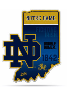 Notre Dame Fighting Irish State Shape Pennant - Blue