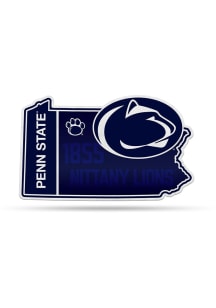 Penn State Nittany Lions State Shape Pennant - Blue