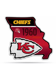 Kansas City Chiefs State Shape Pennant - Red