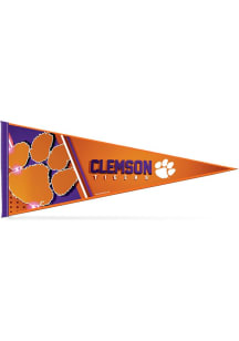 Clemson Tigers Bright Light 12x30 Pennant - Orange