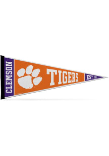 Clemson Tigers 12x30 Pennant - Orange