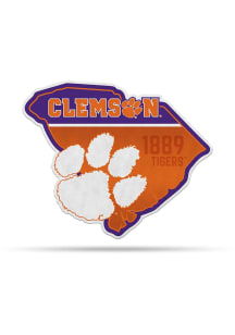 Clemson Tigers State Shape Pennant - Orange