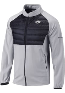 Columbia Oklahoma State Cowboys Mens Grey Heat Seal In the Element Medium Weight Jacket