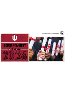 Indiana Hoosiers Class of 2026 Floating Picture Frame - Crimson