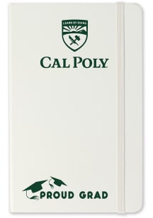 Cal Poly Mustangs Proud Grad Notebook and Folder - White