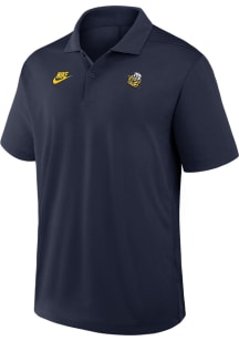 Nike Michigan Wolverines Mens Navy Blue Victory Plus Primetime Short Sleeve Polo