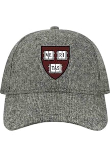 Legacy Harvard Crimson Premium Wool Adjustable Hat - Charcoal