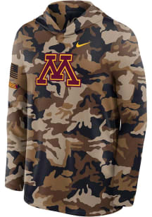 Nike Minnesota Golden Gophers Mens Green Military Appreciation Hood