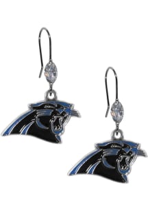 Carolina Panthers Crystal Dangle Womens Earrings