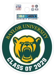 Baylor Bears 3" Class of 2029 Stickers - Green