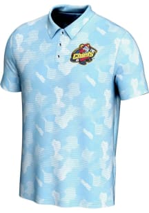 ProSphere Peoria Chiefs Mens Light Blue CAMO Short Sleeve Polo