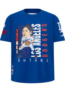 Shohei Ohtani Los Angeles Dodgers Boys Blue Remix Avatar Short Sleeve Fashion Tee