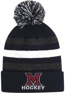 LogoFit Miami RedHawks Black Halftime Youth Knit Hat