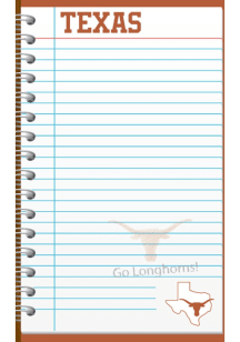 Texas Longhorns Memo Notebook and Folder - White