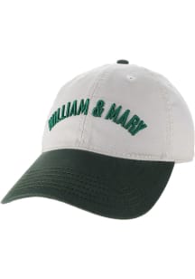 Legacy William & Mary Tribe Two Tone EZA Twill Adjustable Hat - Natural