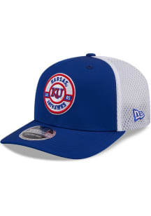 New Era Kansas Jayhawks Active Stretch 9SEVENTY Adjustable Hat - Royal Blue
