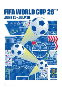Something Inked FIFA Philadelphia 24x36 World Cup Host City Unframed Poster