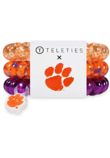 Clemson Tigers Large Hair Coil Womens Hair Scrunchie