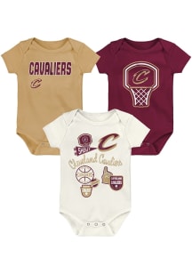 Cleveland Cavaliers Baby Maroon Littlest Player One Piece