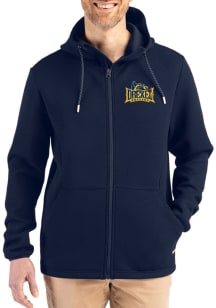 Cutter and Buck Drexel Dragons Mens Navy Blue Epic Comfort Full Zip Light Weight Jacket